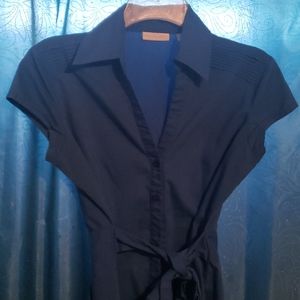 Blue small Newyork and Co dress blouse